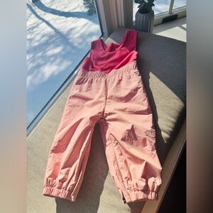 EUC Columbia Coral One Piece Snow Overalls Girls 18 to 24 Months